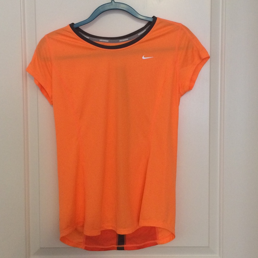 Orange Nike Running Shirt